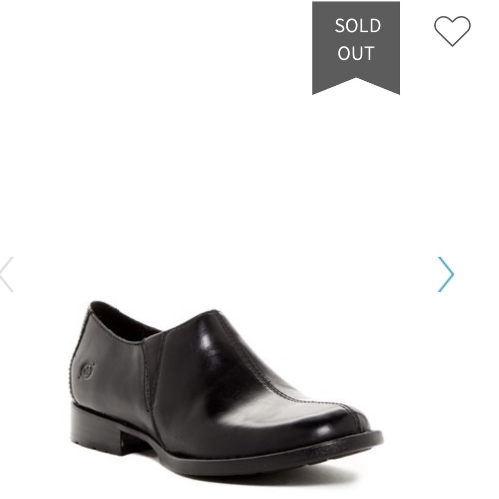 Born RAIA Heeled Slip-On Bootie Black Size 6M